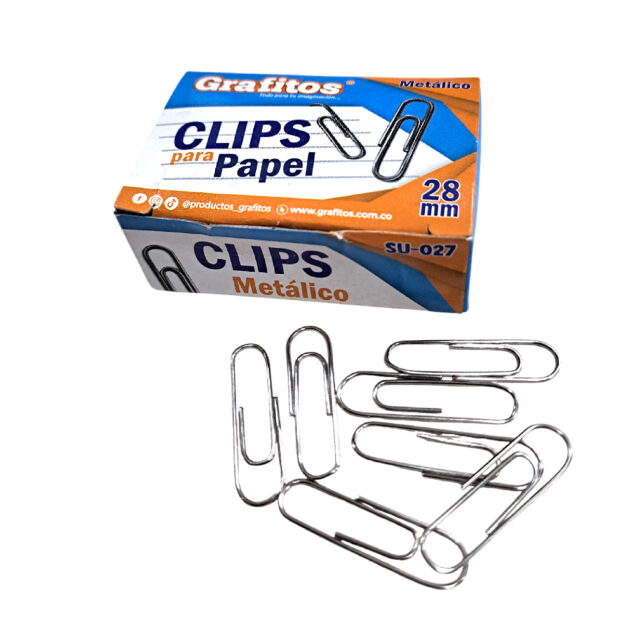 Clip Grafitos Corriente Caja x 100