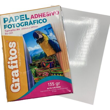 Papel Fotografico Adhesivo Grafitos Paqx20 Su201