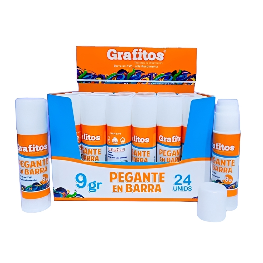 Pegante Barra Grafitos 9gr Cajax24 Su002
