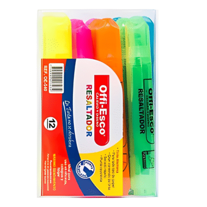 Resaltador Offi-esco Oe540 Surtido Cajax12