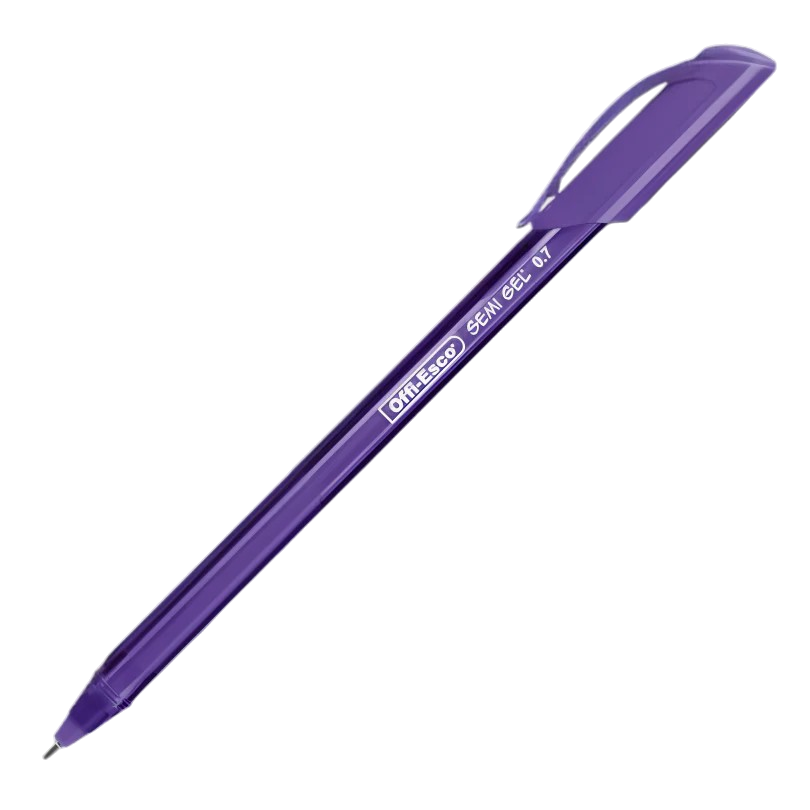 Esfero Offiesco Morado Semi Gel 0.7 Oe077f