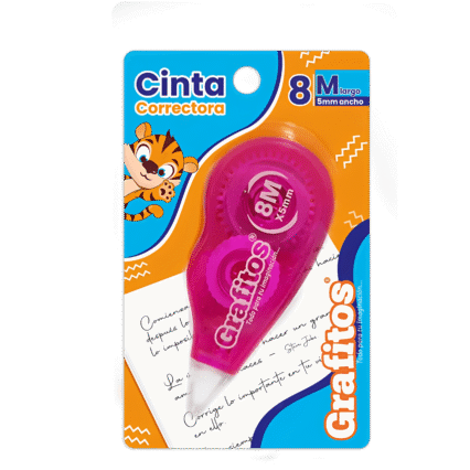 Corrector Cinta Grafitos 8m Und Su223